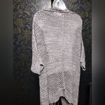 Rebecca Taylor  Black And White Crochet Open Knit sweater Photo 2