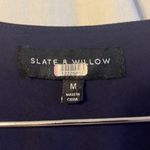 Slate + Willow Smocked Floral Flutter Sleeve Hourglass Midi Dress Photo 3