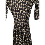 Diane Von Furstenberg Diane Von‎ Furstenberg Wrap Animal Print Dress Size Petite Midi Stretch V-neck Photo 4