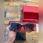 Valentino Garavani NIB VALENTINO Blue Square Sunglasses Photo 8