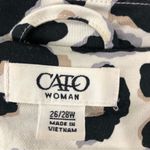 Cato  leopard print collared jacket 26/28w with belt Photo 4