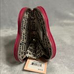 Juicy Couture  Heart-Shaped Pink Wristlet With Silver Toned Chain Photo 2