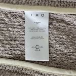 IRO Shavani Jacket Blazer Women’s 38 Tweed Gray Open Front Fringe Photo 7