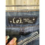 L.E.I. Junior's Sophia Hipster Factory Faded Flare Wide Leg Denim Jeans 11 Blue Size undefined Photo 4