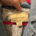 Pilcro and the Letterpress  Anthropologie Chambray lined Blazer Jacket‎ Sz Medium Photo 2