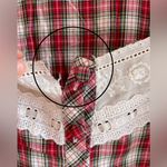 Victoria's Secret Vintage Victoria Secret Plaid Lace Nightgown Sz L Peasant Prairie Cottage Photo 2