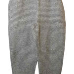 Athleta  Women Gray Striped Pockets Breathable Comfort Jogger‎ Sweatpants Size MP Photo 0