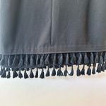 ZARA Tassel Mini Dress with Fringe Hem - size Small Photo 3