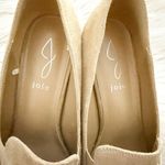 Joie  x ANTHROPOLOGIE | Wevenly Suede Shoe Nude Tan Block Heel Square Toe | 9.5 Photo 4