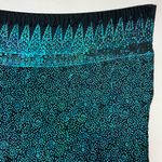 Sarong Batik Pattern Fringe Blue Black Colorful Skirt Dress Teardrop Dots Women Size undefined Photo 5