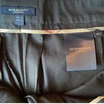 Burberry black Tailored Pants size 12, Medium Waist, Hook And Zip Closure, Side Satin Band, Photo 4