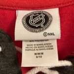 NHL Chicago blackhawks pull over lace up sweatshirt sz M GUC Red Size M Photo 1