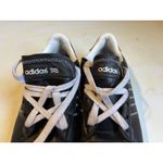 Adidas Walk Hero Tennis Shoes Size 6 Black/White Lace Up Logo Comfort Support Photo 7