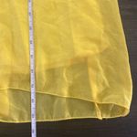 Yellow razor back short dress big bow in back XL Lined Photo 6