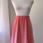 Vintage ‘80s Aileen Coral Pink Terrycloth Elastic Waist A Photo 1