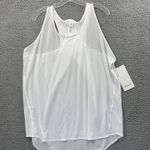 Lululemon NWT Essential Tank Top Pleated White Athletic Racerback Women's 14 Photo 0