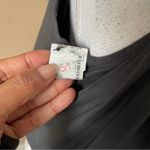 Hollister  | Charcoal Gray Studded Tiered Cropped Tank Top Sz M Photo 5