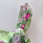 Torrid  Pink Green Floral Tiered Ruffle Smocked Poplin Sun Dress‎ Size 2X Pockets Photo 7