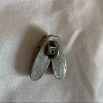 Toms NWT Giving Pair Pewter Shoe Pendant Photo 3