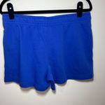 Nike  Women's Club Fleece Mid Rise Shorts Royal Blue Pull On Pockets CJ3924 Large Photo 6