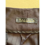 Tahari  Women’s Black Pinstripe Bootcut Dress Pants Size 2 | Goth Grunge Office Photo 6