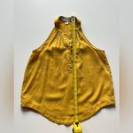 Cloth & Stone Anthropologie Yellow Halter -Size XS Photo 4
