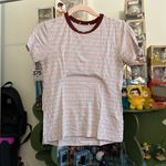 Forever 21 Striped T-Shirt Set - Red and Teal Photo 5