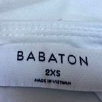 Aritzia Babaton White Sleeveless Open Back Thong Cami Tank Bodysuit Top Size 2XS Photo 2