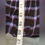 Nic+Zoe  Twilight Plaid Smocked Top size Small Photo 11
