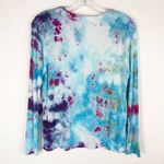 Heart & Hips Heart Hips Medium Top Handmade‎ Tie Dye Too Loud Blue Purple Pink Strappy 1113 Photo 1
