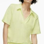 Aritzia NWOT  Wilfred Free terry polo Photo 0
