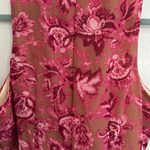 Boutique Midi Dress Pink Floral Size M Photo 3