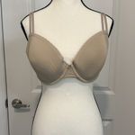 Aerie Sunnie Demi Bra 38DD Nude Smooth Underwire Everyday T-Shirt Support Lined Photo 0