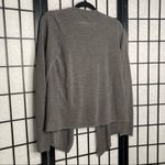 Ellen Tracy Draped Cardigan Grey Medium Photo 5