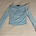 Ser.o.ya long sleeve cropped shirt. Blue Size M Photo 0