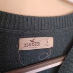 Hollister Size Small S Geometric Triangle Abstract Green Sweater Winter Photo 6