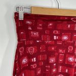 LuLaRoe  Red Camera Printed Novelty A-Line Skirt Women's Size X-Small XS Photo 2