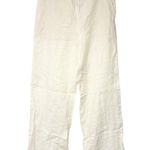 Polo Ralph Lauren Linen White Flare Leg Button Side Women’s Size 6 Pants NEW Photo 0