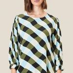 Masai Copen Hagen Brisa Top Womens S Lightweight Multicolored Printed Feminine Green Photo 0