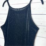 Wild Fable Black Rainbow Glitter Sleeveless Mini Dress Size Large Photo 3