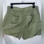Sanctuary Social Standard by  Olive Green Zipper Pocket Lightweight Shorts Sz XXL Photo 3