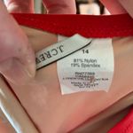 J Crew cherry red ruched halter 14 one piece swimsuit Green Photo 2