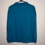 PRETTYGARDEN Women's Causal 1/4 Zip Pullover Long Sleeve Lake Blue. Size Small Photo 6