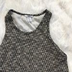 Bar III Women’s high low black & white tank top Size XS Photo 2