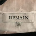 Remain Women's Square Cut Sheer Ombre Short Sleeve V Photo 2