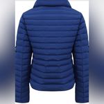HONEY FUNNEL NECK QUILTED JACKET IN MAZARINE BLUE Photo 10