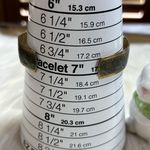 Elaine Coyne dragonfly patina brass tone bracelet Green Photo 7