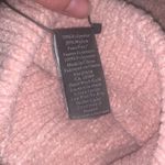 Vince Camuto Blush Pink Chenille Herringbone Knit Pom-Pom Beanie Toboggan Hat Photo 3