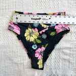 VS Pink S/M wrap criss cross high waist floral bikini set SW2 2847 Black Photo 10