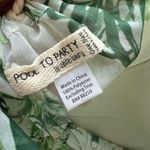 Subtle Luxury Pool To Party Green Frond Pool Swim Coverup Sundress $100 OSFM Size undefined Photo 7